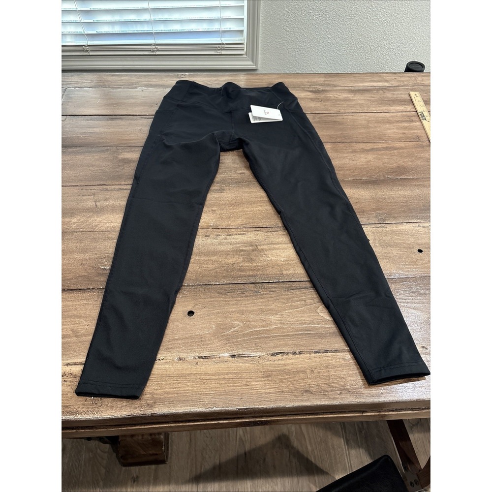 BALEAF Women Fleece Lined Leggings Waterproof Thermal Yoga Pants Black M